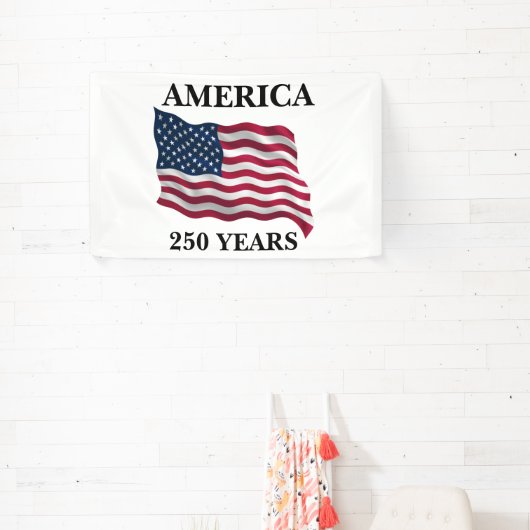 America 250 Years Flag 横断幕 (インサイチュ)