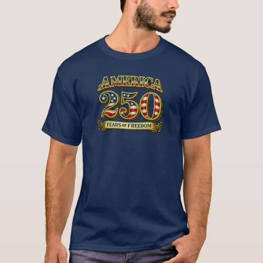 AMERICA 250 YEARS OF FREEDOM Tシャツ (正面)