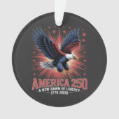 America 250th Anniversary オーナメント (正面)