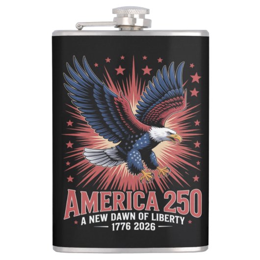America 250th Anniversary フラスク (正面)