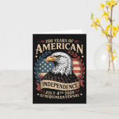 America 250th Anniversary 250 Years America カード (黄色い花)