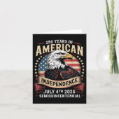 America 250th Anniversary Celebration 250 Years Am カード (正面)