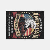 America 250th Anniversary Celebration 250 Years Am フリースブランケット (正面(横))