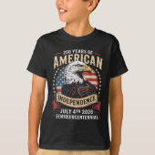 America 250th Anniversary Celebration 250 Years Am Tシャツ (正面)