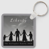 America 250th Anniversary Eagle Custom Keychain キーホルダー (裏面)