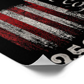 America 250th Birthday Us Flag 250 Years We The Pe ポスター (角)