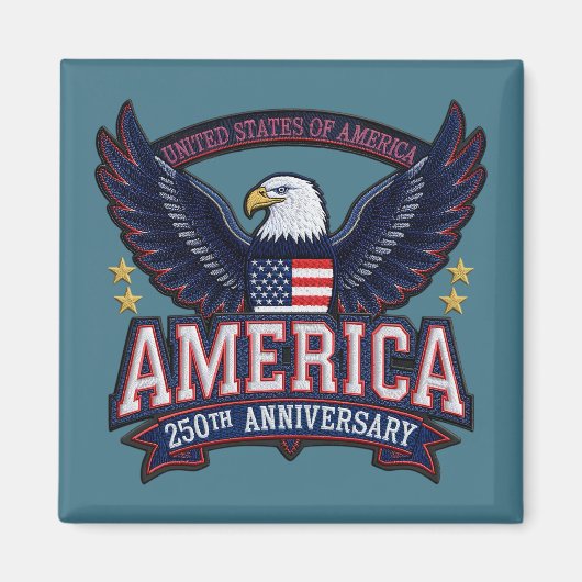 America 250th Celebration Magnet マグネット (正面)