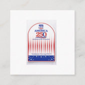 America 250th Independence Day Celebration エンクロージャーカード (裏面)