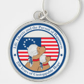 America 250th Paw, Patriots and Preamble  キーホルダー (正面)