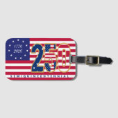 America 250th Semiquincentennial 1776 2026 Us Flag ラゲッジタグ (正面横)