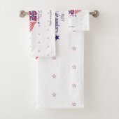 America 250th-Spirit of Freedom-  On White バスタオルセット (インサイチュ)
