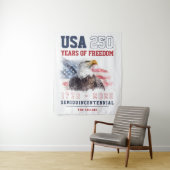 America 4th of July USA 250th Anniversary Party タペストリー (インサイチュ)