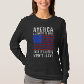 America a country so great even it s Haters won le Tシャツ (正面)