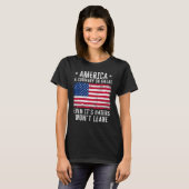 America a country so great even it s Haters won le Tシャツ (正面フル)