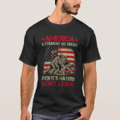 America A Country So Great Even It s Haters Won Le Tシャツ (正面)