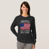 America a country so great even it s Haters won le Tシャツ (正面フル)