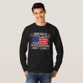 America A Country So Great Even Its Haters Won Lea Tシャツ (正面フル)