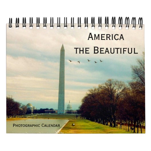 america beautiful small 2027 カレンダー (カバー)