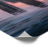 America Boston City Skyline, Boston Ma Us Skyline ポスター (角)