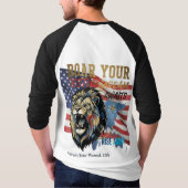 AMERICA Eagle T-Shirt – Bold Patriotic Style Tシャツ (裏面)