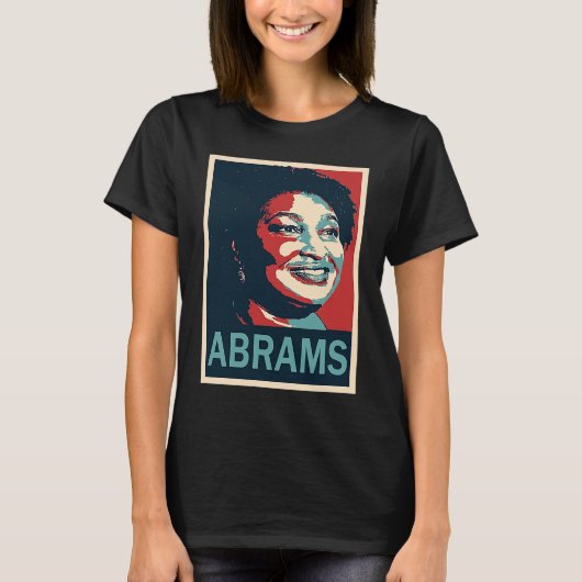 America Election Abrams Stacey Awesome Women Men Tシャツ (正面)