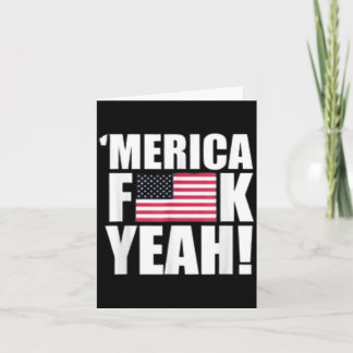 America f yeah fourth 4th of july  カード