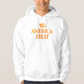 america first パーカ (正面)