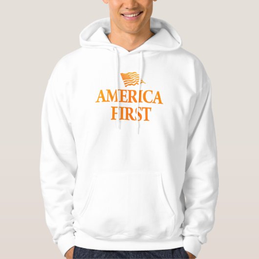 america first パーカ (正面)