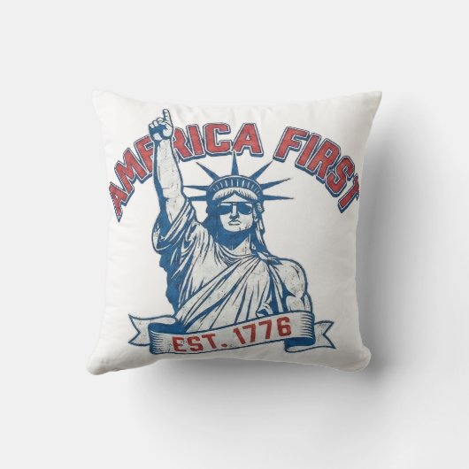 AMERICA FIRST - Est. 1776 クッション (裏面)