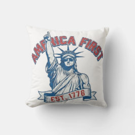 AMERICA FIRST - Est. 1776 クッション