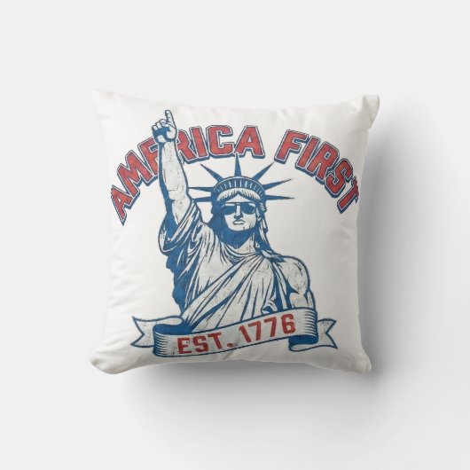 AMERICA FIRST - Est. 1776 クッション (正面)