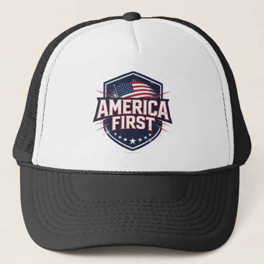 America First - Hat キャップ (正面)
