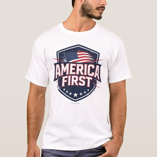 America First -  Tシャツ (正面)