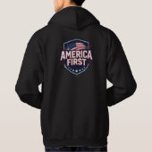America First - T-Shirt パーカ (裏面)