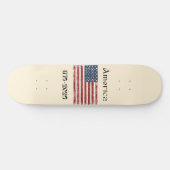 America Flag 1776 to 2026 USA 250th Anniversary  スケートボード (横)