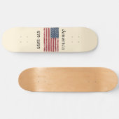 America Flag 1776 to 2026 USA 250th Anniversary  スケートボード (横)