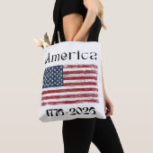 America Flag 1776 to 2026 USA 250th Anniversary  トートバッグ (クローズアップ)