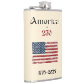 America Flag 1776 to 2026 USA 250th Anniversary フラスク (右)