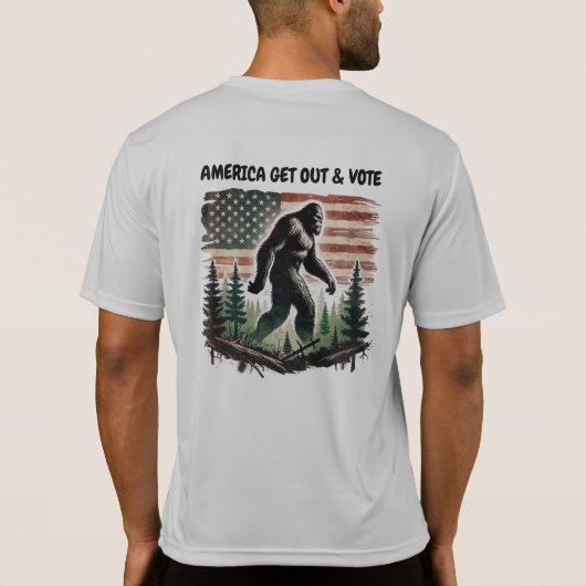 AMERICA GET OUT & VOTE  Tシャツ (裏面)