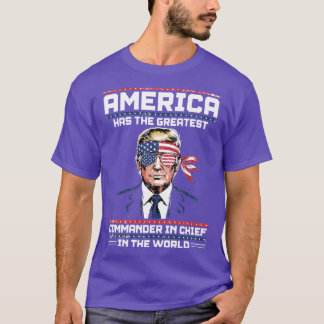 America Has The Greatest Commander In Chef (2) Tシャツ
