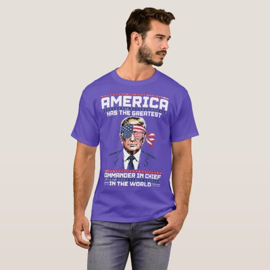 America Has The Greatest Commander In Chef (2) Tシャツ (正面フル)