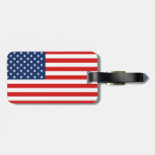 America Iran Country Flags Travel ラゲッジタグ (裏面横)