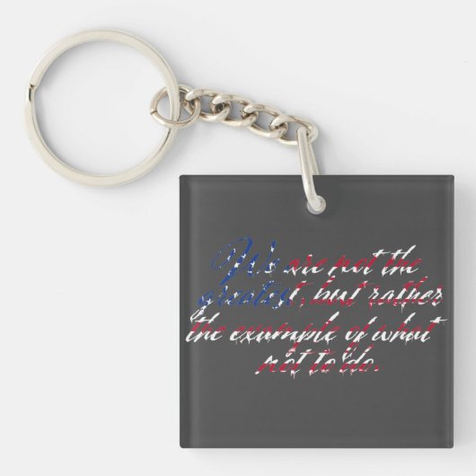America Is Not The Greatest Custom キーホルダー (正面)