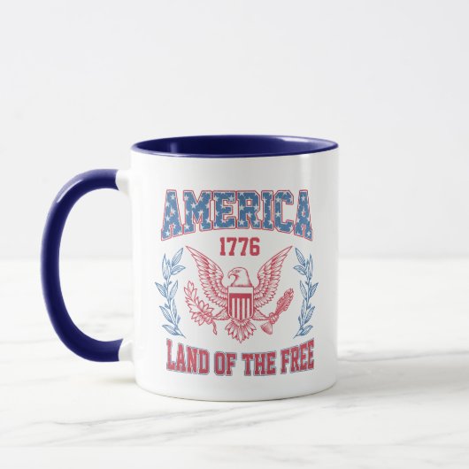 America Land of the Free マグカップ (左)