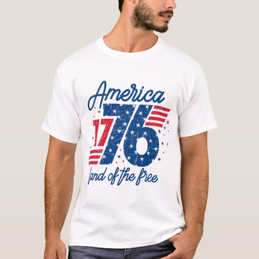 America Land Of The Free  Tシャツ (正面)