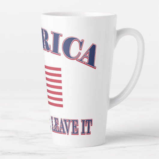 America Love It Or Leave It カフェラテマグ (右)
