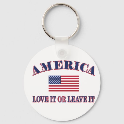 America Love It Or Leave It キーホルダー (正面)