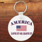 America Love It Or Leave It キーホルダー (正面)