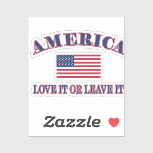 America Love It Or Leave It シール (シート)