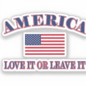 America Love It Or Leave It シール (正面)